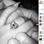 Lady Gaga está noiva: ‘Me deu coração, eu disse sim’