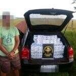 Motorista é preso após perseguição com carga de cigarro avaliada em R$ 35 mil