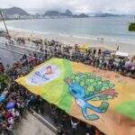 Flash mob em Copacabana celebra 500 dias para Paralimpíada