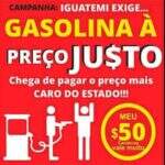 Preço de gasolina faz iguatemineses procurarem cidade vizinha para abastecer