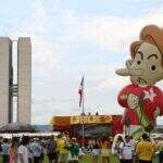 Manifestação em Brasília termina em frente ao Congresso