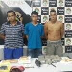 Garras prende três traficantes no momento da entrega da droga