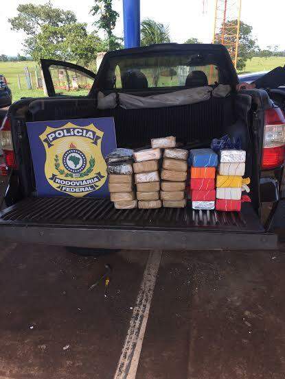 PRF apreende Montana com 25 quilos de cocaína escondidos em compartimentos