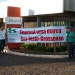 Funcionários da Enersul se manifestam contra a mudança de nome para Energisa