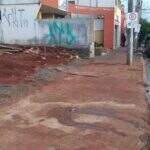 Leitor flagra vazamento de água na área central de Campo Grande