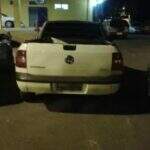Operação conjunta entre PM e PRF recupera em Coxim veículo roubado em MT