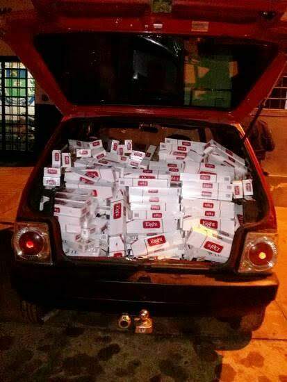 Polícia apreende carregamento de cigarros contrabandeados em Bataguassu