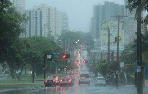 MS tem 29 cidades sob perigo de chuva intensa e 46 continuam em alerta de temporal