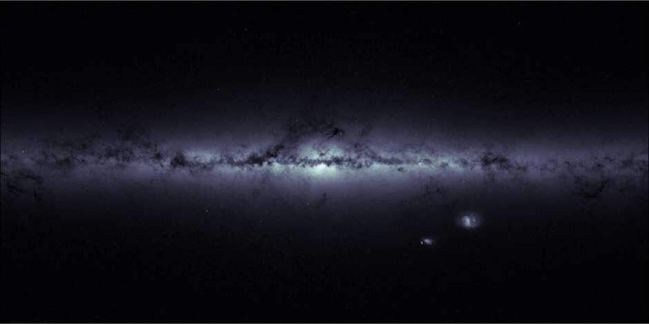 Satélite Gaia faz foto inédita da Via Láctea