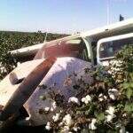 MT: avião com marcas de tiro e sangue é encontrado em plantação de algodão