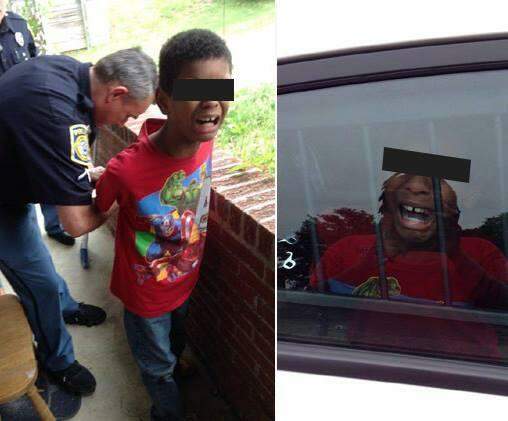 Mãe pede a policiais para simular prisão de filho de 10 anos por mau comportamento