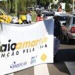 Alerta para quem ‘fura o sinal amarelo’ toma conta das ruas de Campo Grande