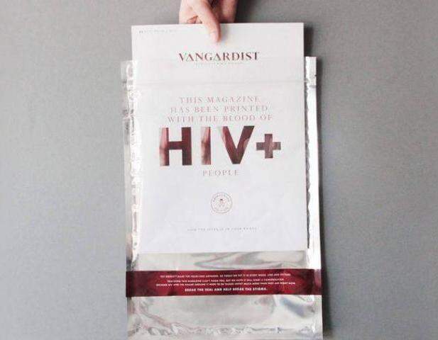 Revista austríaca imprime edição usando sangue com HIV