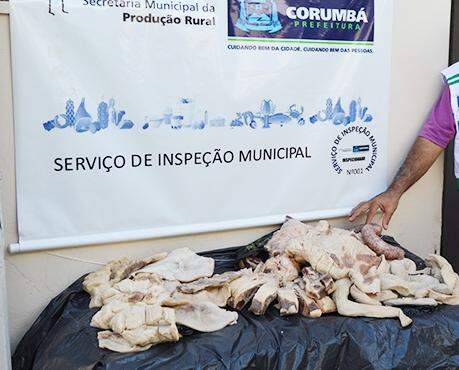 Vigilância Sanitária apreende carne clandestina em feiras livres de MS