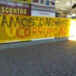 Com faixas de apoio, Campo Grande começa a se ‘preparar’ para protesto contra corrupção
