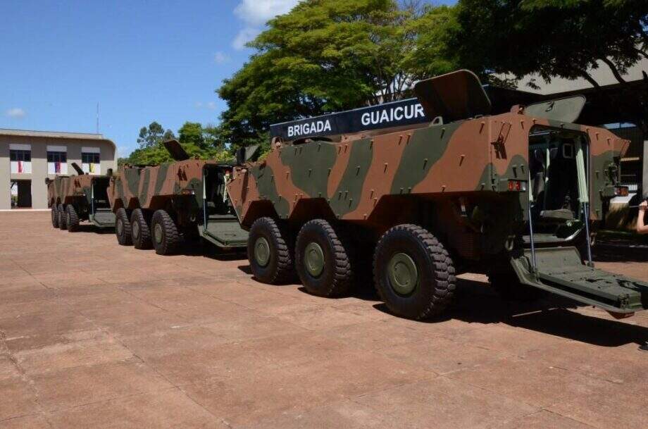 Exército coloca blindados de R$ 2,7 milhões para atuarem no Sisfron em MS