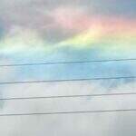 Fenômeno raro, arco-íris de fogo é registrado no céu de Coxim