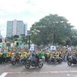 VÍDEO: quase mil motociclistas chegam ao protesto na Praça do Rádio