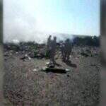 Novas imagens mostram destroços de avião russo no Egito minutos após queda