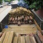 Caminhão carregado com madeira retirada de reserva indígena é apreendido