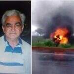 Ex-vice-prefeito de Itaporã morre carbonizado em acidente na MS-157