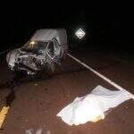 Motorista morre após ser arremessado de picape em acidente na MS-376