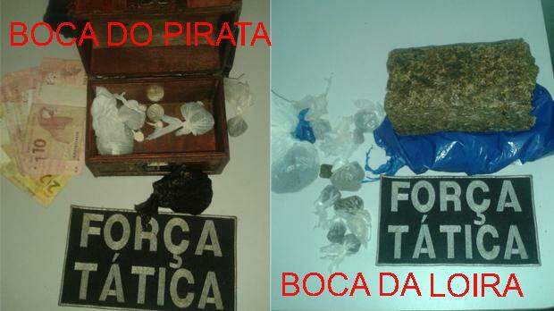 Força Tática fecha pontos de droga em Fátima do Sul