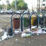 Comerciantes reclamam de lixo nas ruas centrais de Campo Grande