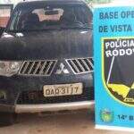 Carro de luxo roubado em Mato Grosso é recuperado na MS-164