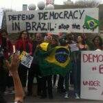 Protestos contra e a favor do impeachment de Dilma em Nova York