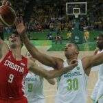 Brasil perde para Croácia no basquete masculino