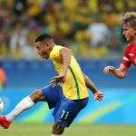 Brasil goleia Dinamarca e se classifica para as quartas no futebol masculino