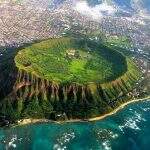 O Havaí, essa grandiosidade da natureza, é bem ali, do outro lado do mundo
