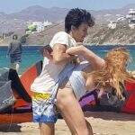 VÍDEO: Lindsay Lohan é agredida por ex-noivo Egor Tarabasov na praia