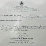 Coronel assina exoneração da diretoria regional da Funai em Campo Grande