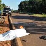 Motociclista morre após colidir veículo furtado em camionete na Serra de Maracaju