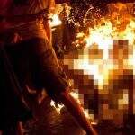 Ex-marido coloca fogo no próprio corpo e arromba casa para tentar incendiar mulher
