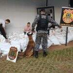 Policiais federais e militares apreendem quase 3 toneladas de maconha em Dourados