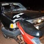 Passageiro morre após carro bater na traseira de Biz e motorista ‘some’