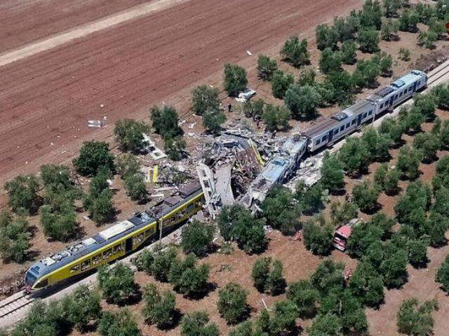 Acidente com trens na Itália fere dezenas de passageiros