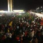 Manifestação em Brasília ocupa parte da Esplanada dos Ministérios