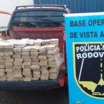 Policia Militar Rodoviária encontra em fundo falso de Saveiro 172 kg de maconha