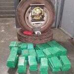 Cinco são presos escondendo R$ 3 milhões em drogas dentro de pneus