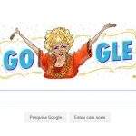 Dercy Gonçalves é homenageada em doodle do Google