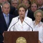 Em primeiro discurso após afastamento, Dilma culpa Temer por crise econômica