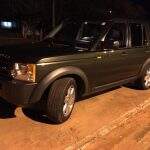 Land Rover roubada em MG chegaria na fronteira em 24 horas por ‘quinhentão’
