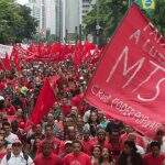 MTST protesta por moradia em frente à Prefeitura de São Paulo