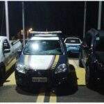 PRF prende PMs de São Paulo com carro recheado de maconha na fronteira