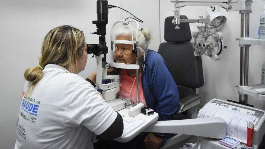 Primeiro dia da Caravana da Saúde registra 1,6 mil consultas oftalmológicas