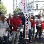 Zeca comanda ato de petistas ‘pró-Lula’ no centro da Capital